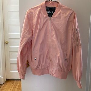 Pink moto gear jacket size large